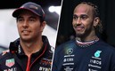 Checo Pérez y Hamilton luchan por el subcampeonato de la F1 (Reuters | AFP)