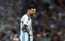 Messi durante el encuentro Argentina vs. Uruguay. (Reuters)