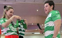 Mariana y Samuel se pusieron el jersey de Santos, hasta para la bebé había playera.