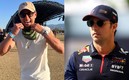 Chicharito reta a Checo Pérez (Foto: Especial)