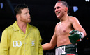 Benavidez insiste en pelear con Canelo Álvarez. (Fotos: AFP y Mexsport)