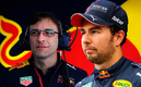 Waché explicó la caída de Checo Pérez. (Fotos: Red Bull y AFP)