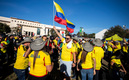 Hay muchos colombianos en el Memorial Coliseum. (Foto: Imago7)