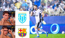 Henry Martín marcó el gol definitivo ante el FC Barcelona (MexSport/Captura de X San Marino Fútbol).