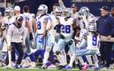 Los jugadores de los Cowboys festejaron con todo la victoria ante los Seahawks (Foto: Reuters)