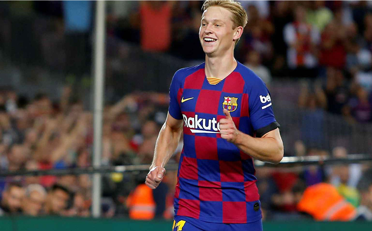 Frenkie de Jong es feliz en el Barcelona. (FOTO: EFE)