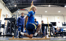 Chicote Calderón en sus pruebas físicas. (Foto: @ClubAmerica)