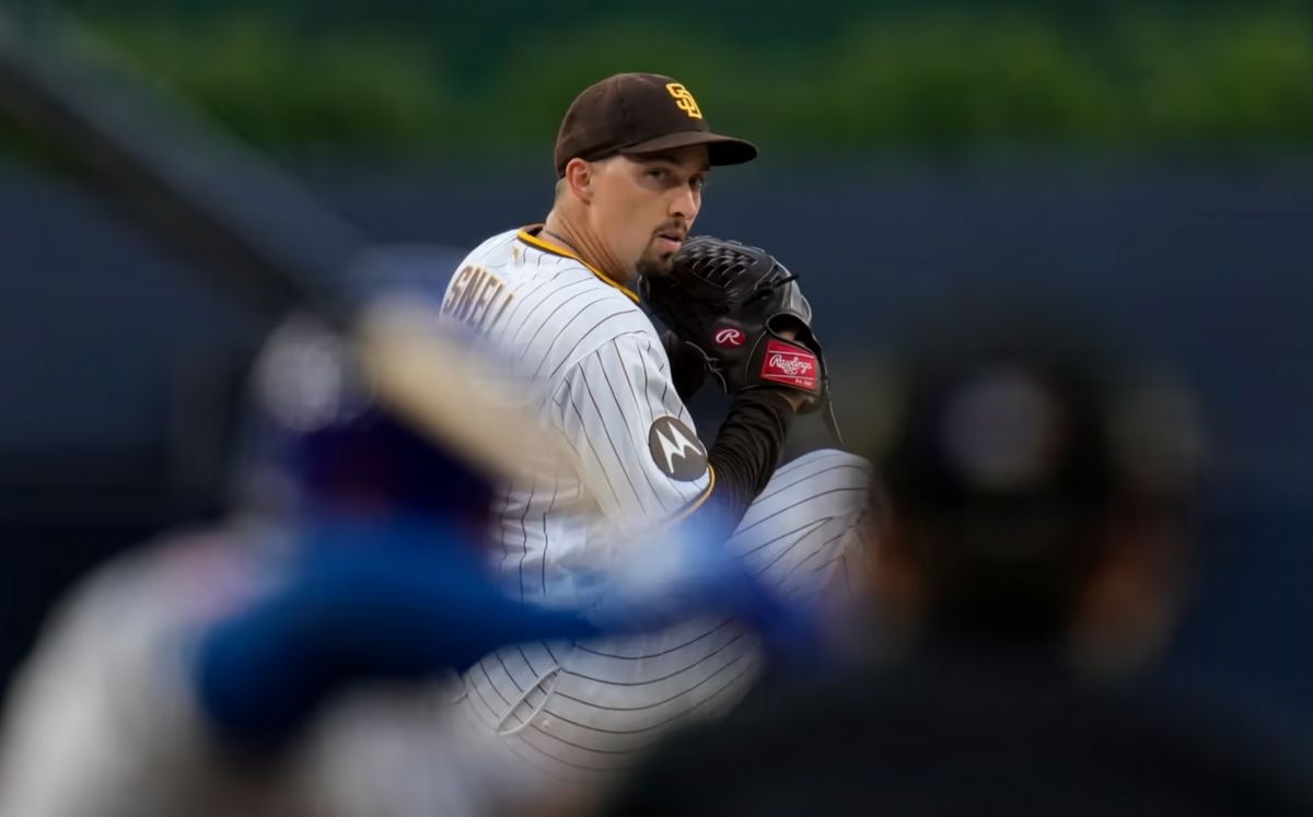 Blake Snell lanzó con los Padres de San Diego la más reciente temporada de MLB. (AP)