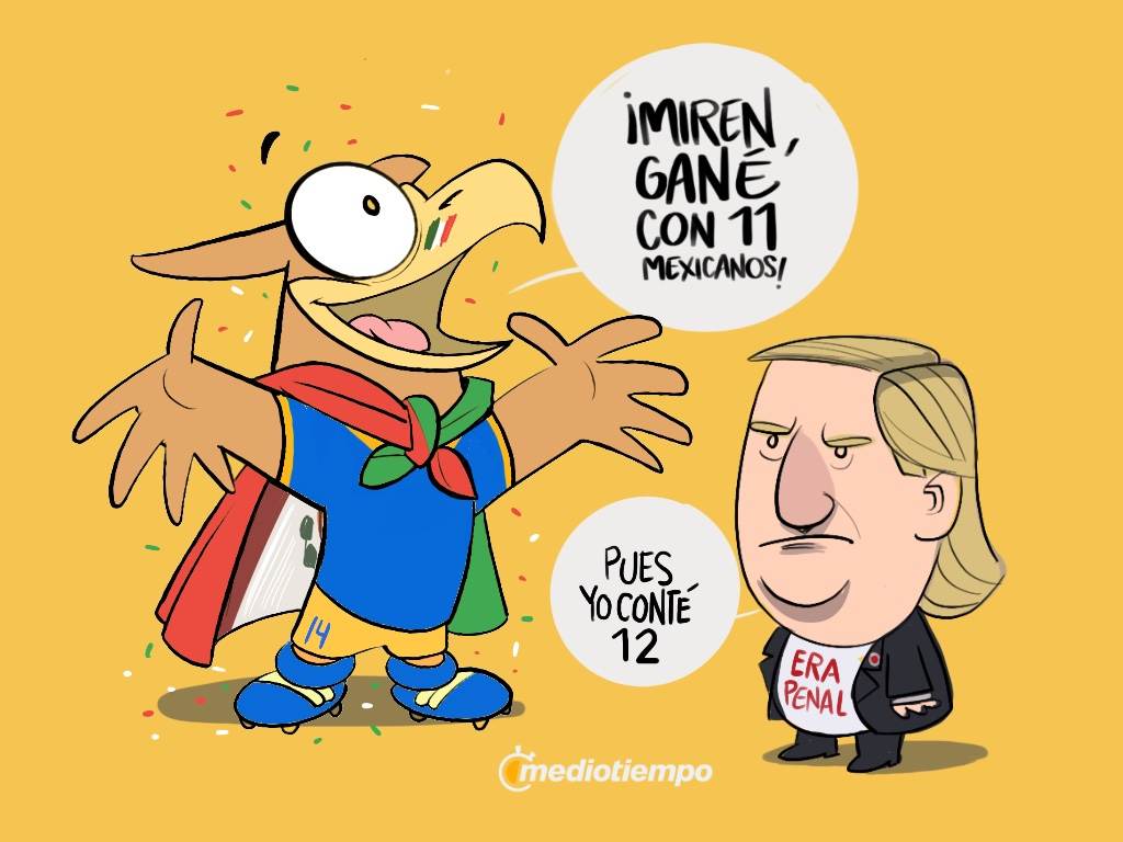 ¡Miren, gané con 11-mexicanos!