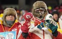 El Chiefs vs Dolphins se jugó a -20 grados centígrados (Reuters)
