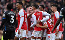Arsenal goleó al Crystal Palace. (FOTO: AFP)