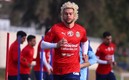 Cade Cowell, en un entrenamiento con Chivas (@Chivas)