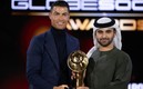 Cristiano Ronaldo recibe un premio en los Globe Soccer Awards (EFE)