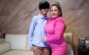 Marlene, junto a su hijo Alexis (FACEBOOK Marlene Gallegos)