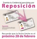 Reposición del INE