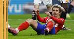 Griezmann un penal ante Sevilla (Foto: AFP)