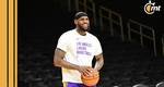 LeBron James previo a un juego ante los Chicago Bulls (Foto: AFP)