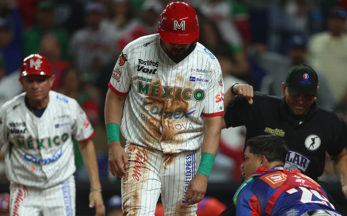 Agustín Murillo fue puesto out en home durante la segunda entrada. (Cortesía)