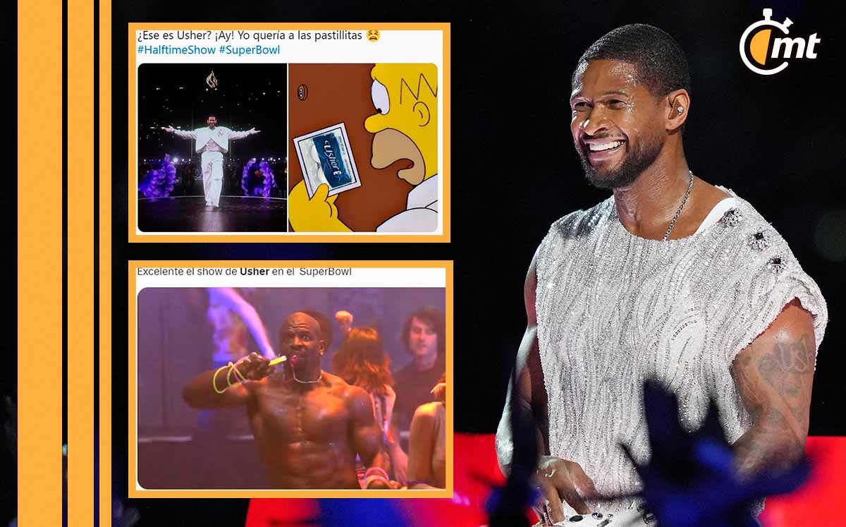 Usher y los MEMES que dejó el show de medio tiempo del Super Bowl 2024