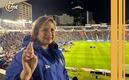 La candidata apoyó desde el palco a Cruz Azul (@XochitlGalvez)
