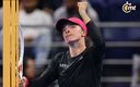 Swiatek sigue haciendo historia en el torneo de Doha. (Reuters)