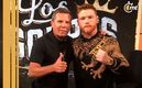 Canelo y Chávez posan juntos (Instagram)