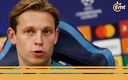 Frenkie de Jong en rueda de prensa. (Reuters)