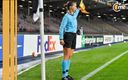 Guadalupe Porras sufrió un terrible percance en el Betis vs. Athletic. (EFE)