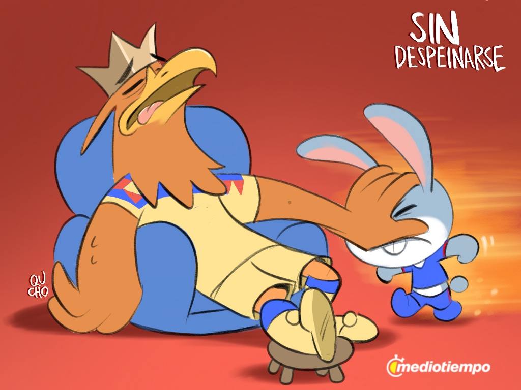 Sin despeinarse