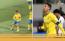 El gesto de CR7 que podría generarle una sanción en Arabia Saudita. (Captura y Reuters)