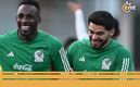 Henry Martín y Julián Quiñones, con el tri (TWITTER @tudimebeto)