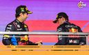 Pérez se aleja de Verstappen. (Foto: AFP)
