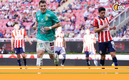 Viñas marcó el primero para el León. (Foto: Imago7)