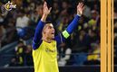 Cristiano Ronaldo reclama en un juego de Al Nassr (AFP)