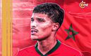 Youssef Enriquez recibió su primer llamado a la Selección mayor de Marruecos (X:@theMadridZone).