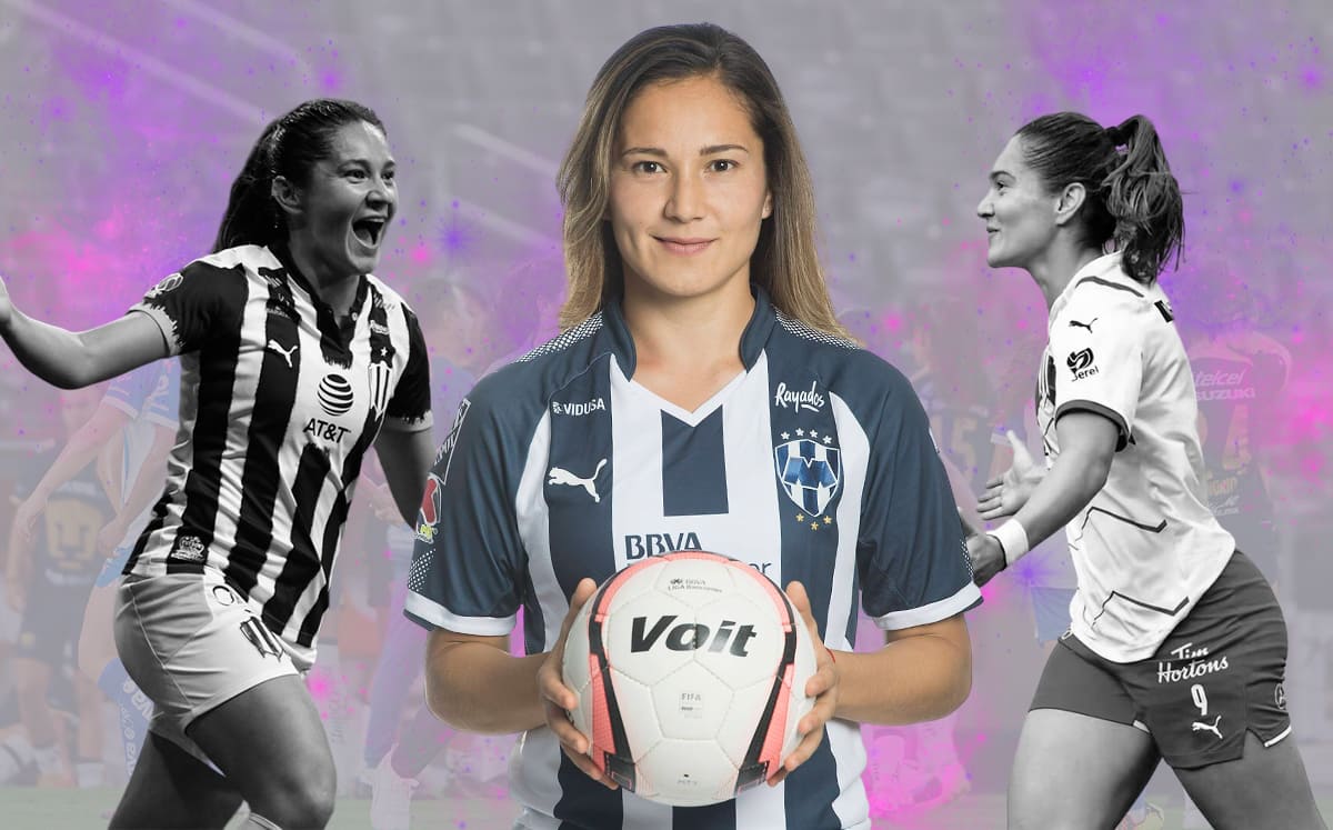 Monsiváis, exdelantera de Rayadas, conversó con mediotiempo. (Especial)