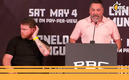 Canelo Álvarez mostró su desprecio a Oscar De la Hoya. (Captura)