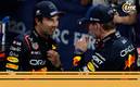 Checo y Verstappen (Reuters).