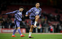 Alexander-Arnold en un calentamiento. (Reuters)