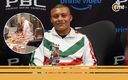 Pitbull Cruz compartió con su familia el triunfo. (@premierboxing y @theicyshow)