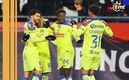 Jugadores del América celebran ante New England (Mexsport)