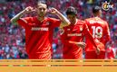Jugadores de Toluca celebran un gol contra Atlas (Imago7)