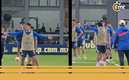 El entrenamiento del América estuvo tenso (Foto: Captura)