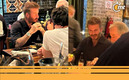 David Beckham comió en la ciudad de Monterrey. (Fotos sacadas de X)