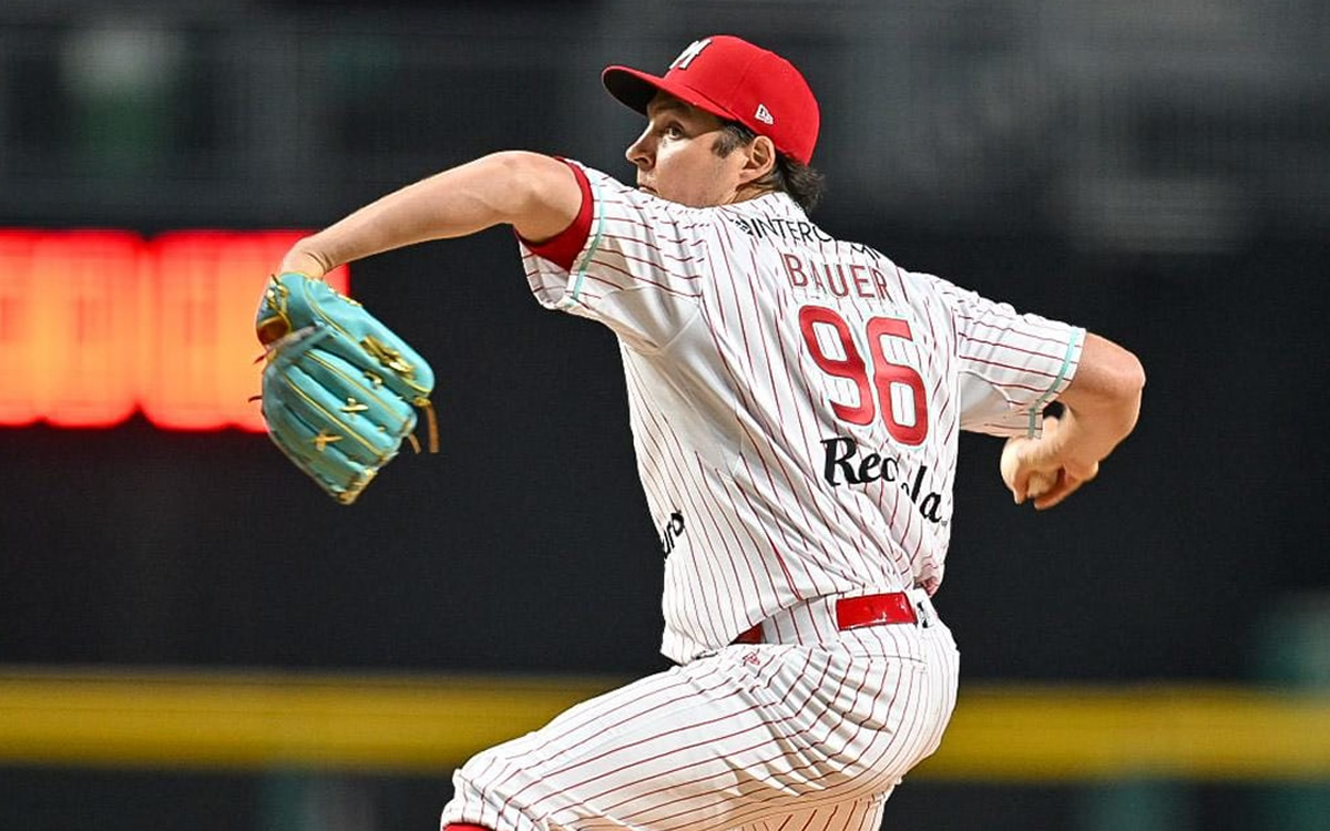 Debut agridulce de Trevor Bauer en la Liga Mexicana [VIDEO]