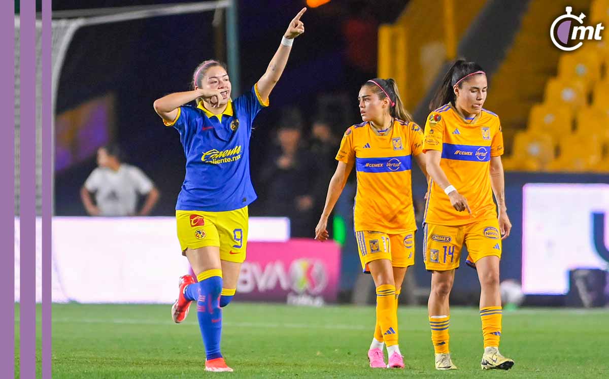 Resumen del partido Tigres vs América Femenil (1-2) Liga MX 2024 GOLES