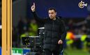 Xavi, en el juego vs. PSG (EFE)