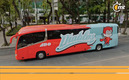 El nuevo autobús de los Diablos Rojos del México. (Foto: Cortesía)