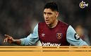 Edson Álvarez, en un juego del West Ham (Reuters)