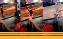 Un policía lanzó una piedra a camión con fans de Chivas (Twitter)